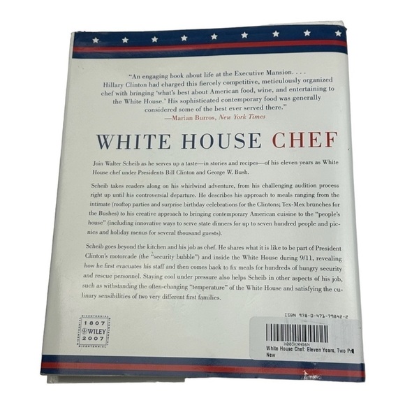 White House Chef Hardcover Wiley Book By Walter Scheib And Andrew Friedman - Picture 5 of 9